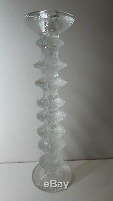 Timo Sarpaneva Ittala Festivo Tall 8 Ring Candle Stick Holder 31 CM High