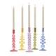Two's Company Set Of 5 Hand-blown Glass Candleholders