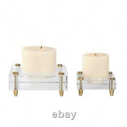 Uttermost Candleholders, Set/2 Accessories Claire 6.25 inch Candleholder