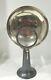 Vintage Parabolic Candle Holder With Reflector & Magnifying Glass Rare