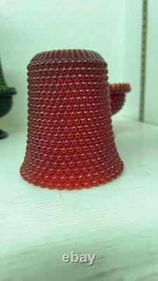 VTG Duncan Miller / Brooke Amberina Red 1000 Eye Fairy Lamp Light EXCELLENT