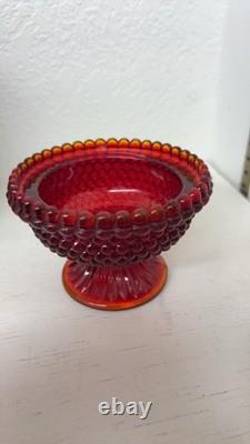 VTG Duncan Miller / Brooke Amberina Red 1000 Eye Fairy Lamp Light EXCELLENT