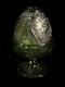 Vtg Indiana Glass Fairy Lamp Pedestal Tiara Spruce Green Sandwich Ec Htf (cb6)