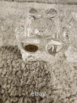 Val Saint Lambert Crystal Glass Cube Candle HolderSet of 4