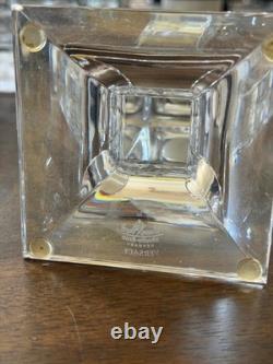 Versace Glass Medusa Candle Stick Holder Set of 2