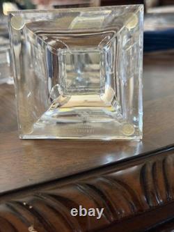 Versace Glass Medusa Candle Stick Holder Set of 2