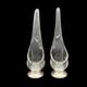 Viking Taperglow 10 Plus. 75 Sterling Silver Base Swung Glass Candle Holders