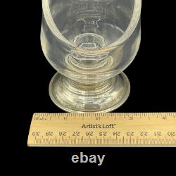 Viking Taperglow 10 Plus. 75 Sterling Silver Base Swung Glass Candle Holders