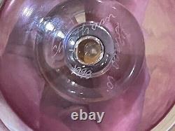 Vintage 1998 Signed Chatham Glass Co Candle Holders Candlesticks See Pics/Notes