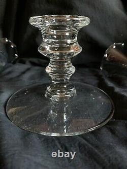 Vintage Cambridge Glass Arms Candlestick Candle Holder 5 Peg Nappy 3 Vases'40s