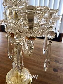 Vintage Crystal Candelabra Exquisite & Gorgeous