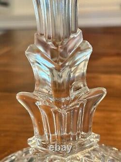 Vintage Crystal Candle Holders With Prisms