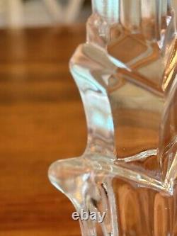 Vintage Crystal Candle Holders With Prisms