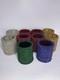 Vintage Dept 56 Glass Bead Candle Holders With Glass Inserts Set 10 Excellent