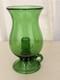Vintage Empoli Italian Green Glass Hurricane Candle Holder Mid Century Modern 8