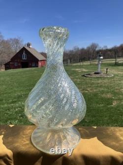 Vintage Glass Candlestick Holders. Very Heavy Glass. Rare Style & Hard To Find