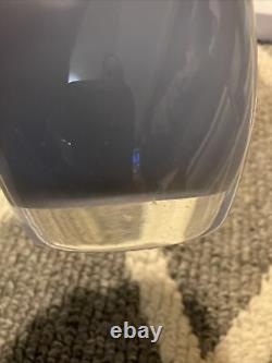 Vintage Glassybaby CLOUD Pre-Triskelon Hand Blown Glass Candle Holder Purple Blu
