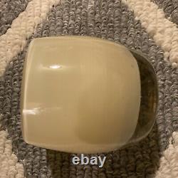 Vintage Glassybaby Candle Holder Box PINA COLADA Hand Blown Glass Round Bowl Art