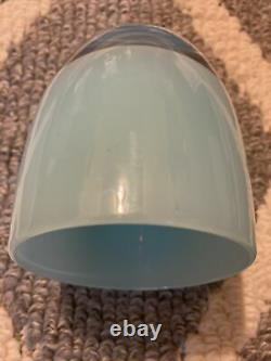 Vintage Glassybaby Candle Holder Color COMPASSION Hand Blown Glass Round Bowl