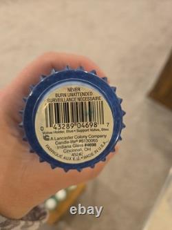 Vintage Indiana Glass Candle Holder Lot 15 Multi Color Ribbed USA Pressed Glass