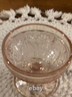 Vintage Indiana Glass Chantilly Pattern Fairy Lamp