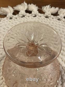 Vintage Indiana Glass Chantilly Pattern Fairy Lamp