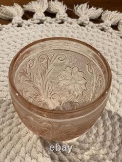 Vintage Indiana Glass Chantilly Pattern Fairy Lamp
