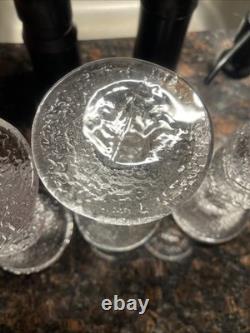 Vintage Ittala FESTIVO Art Glass Candle Holders Set of 4