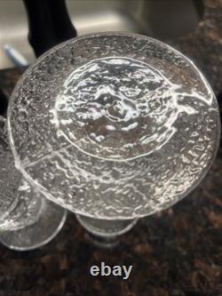Vintage Ittala FESTIVO Art Glass Candle Holders Set of 4