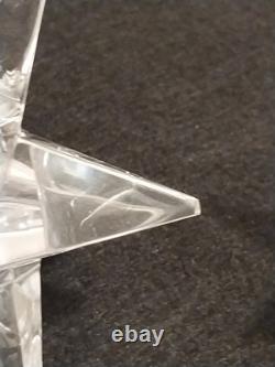 Vintage MCM Set of 4 Rosenthal 9-Point Crystal Star Candle Holders