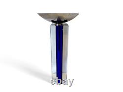Vintage Murano Venini Candelboi Set of Three Glass Candle Holders