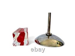 Vintage Murano Venini Candelboi Set of Three Glass Candle Holders