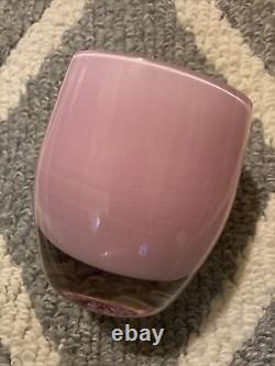Vintage Pink Glassybaby GOODNESS Pre-Triskelon Hand Blown Glass Candle Holder