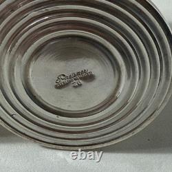 Vintage Preisner 26 Sterling Silver Weighted Candle Holders With Extra Glass