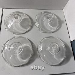 Vintage Preisner 26 Sterling Silver Weighted Candle Holders With Extra Glass