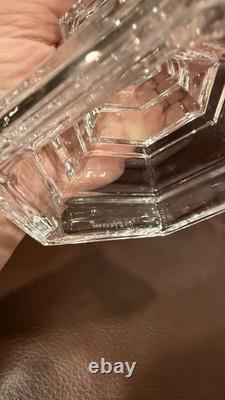 Vintage Tiffany & Co. Retired Hampton Crystal Candlestick Holders Set of 2