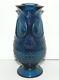 Vintage Viking 7 Owl Courting Fairy Lamp Navy Blue Candle Holder Super Rare