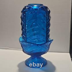 Vintage Viking Glass Epic Glimmer Leaf fairy lamp