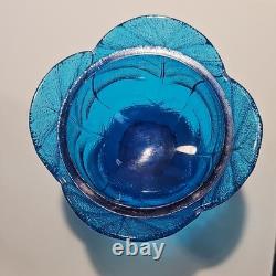 Vintage Viking Glass Epic Glimmer Leaf fairy lamp