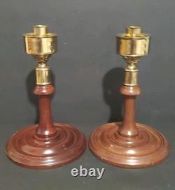 Virginia Metalcrafters 2 Reproduction Hurricane Candleholders CW 16-80