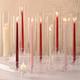 Volens Hurricane Glass Candle Holders Set Of 12 Candlestick Holders For Taper