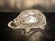 Vtg Le Smith Turtle Fairy Light Lamp-clear Glass-2 Piece Tealight Candle Holder