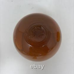 Vtg SET Glassybaby Drinkers Cola Pre-triskelion Low Ball Amber Glass Rare