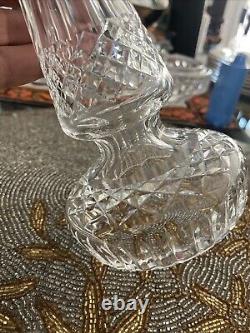 WATERFORD CRYSTAL 10 Prism Lismore Single Candlestick Holder Base Only