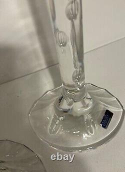 WATERFORD CRYSTAL LARGE 12.5 Candle Stick Holders Rain Drop collection, Marquis