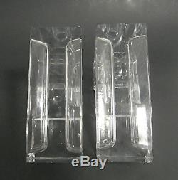 WILBER ORME PRISTINE TABLE ARCHITECTURE Art Deco Cambridge Glass Candleholders