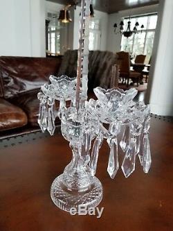 Waterford C2 Candelabra Double Candle Holder #1