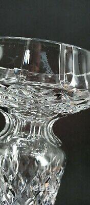 Waterford Candlestick Holder Crystal Glass Vintage Lismore Bobeche Prisms