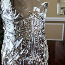 Waterford Crystal 12 Thomas Jefferson Candlestick Hurricane America's Heritage