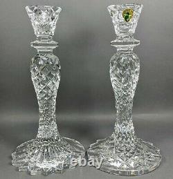 Waterford Crystal Abstract Seahorse Candle Sticks Solid Crystal (128061)